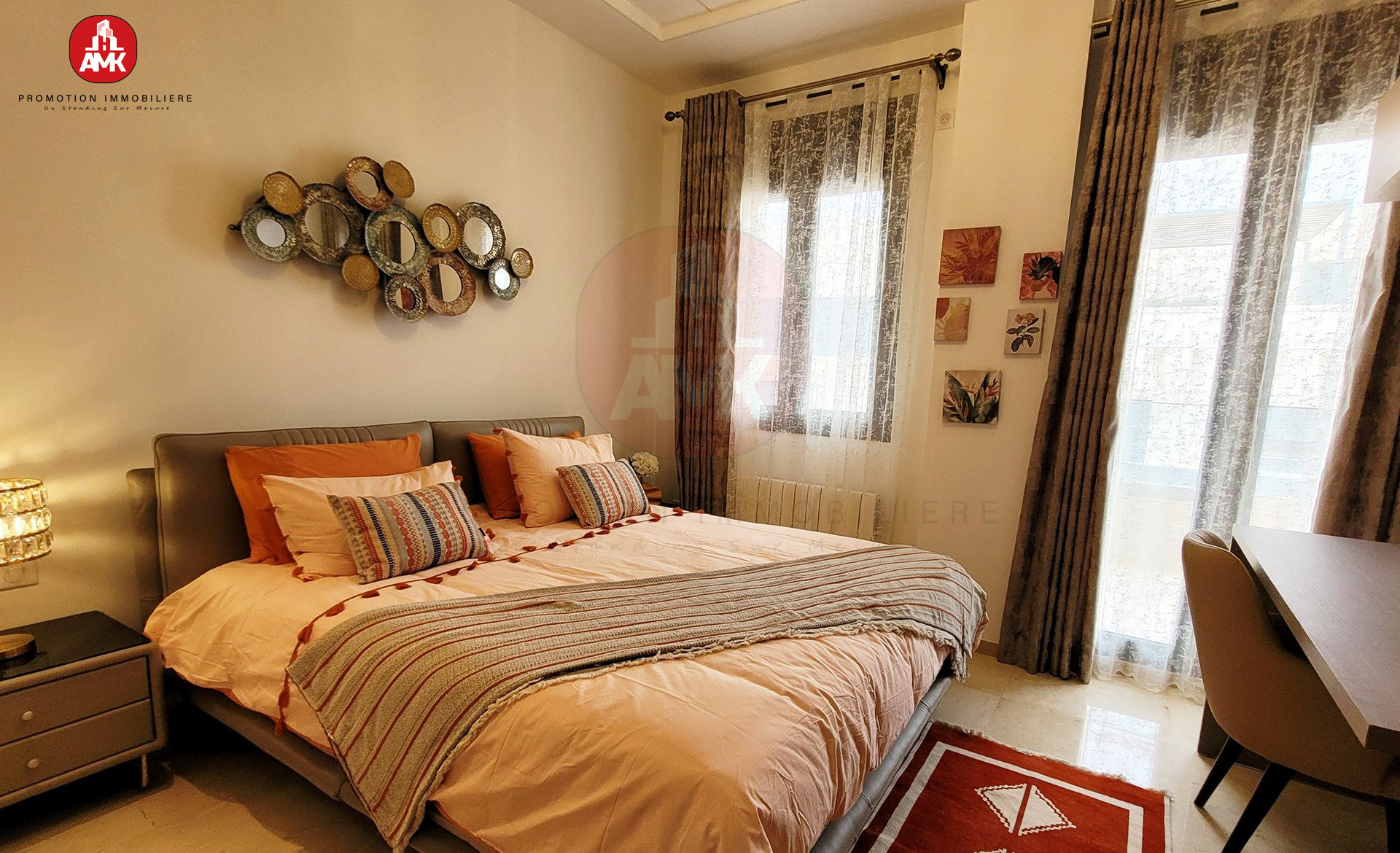 chambre appartement, AMK hebbache immobilier Promoteur Immobilier Alger promotion immobilière à alger