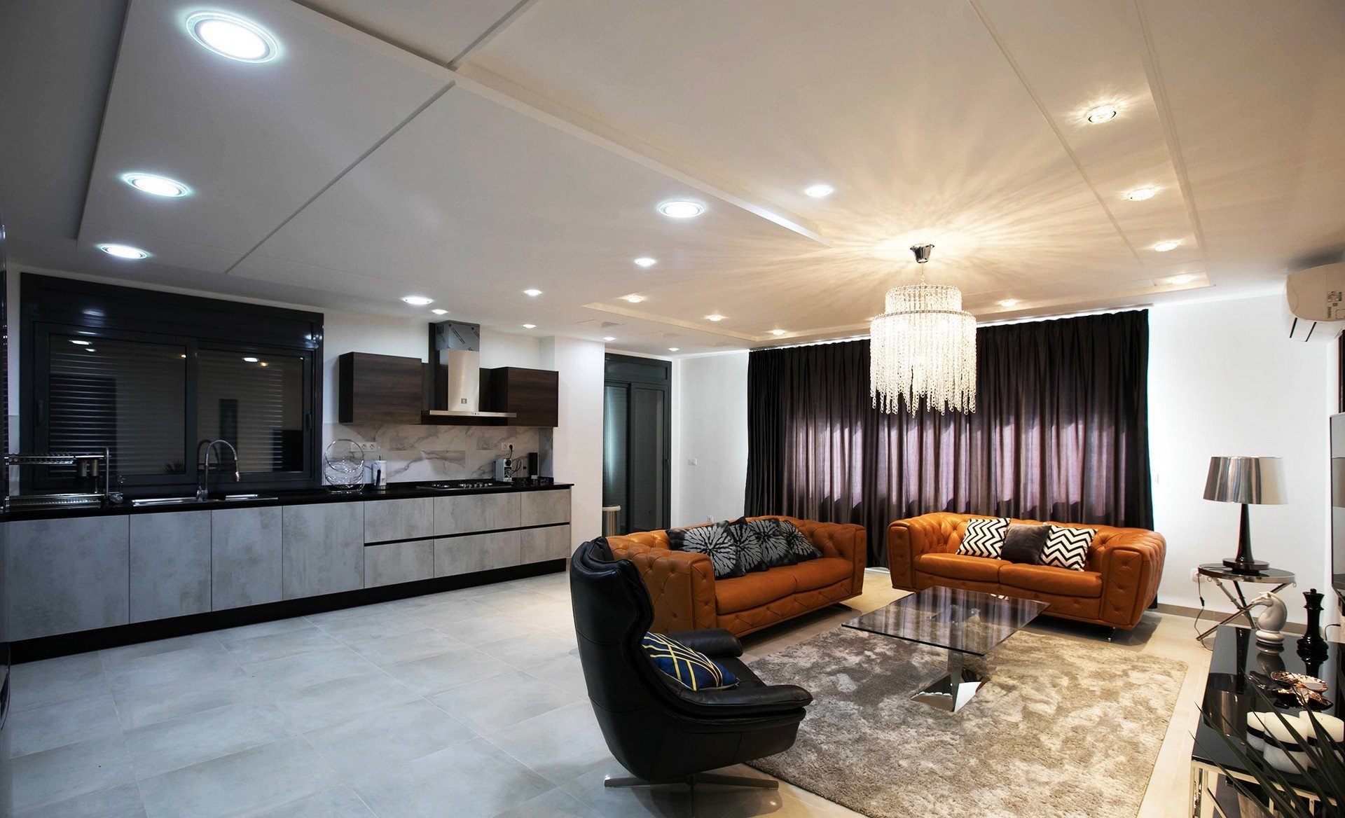 غرفة المعيشة مسكن الجنان، AMK حباش العقارية مطور العقارات الجزائر الترقية العقارية في الجزائر